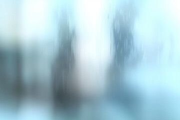 Poster - Soft gradient background, transition between white, light gray, and light blue, frosted glass texture, elegant look