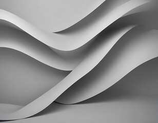 Wall Mural - A minimal abstract pattern in soft grays.