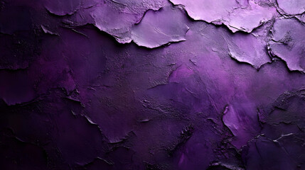 Poster - Purple textured wall background, gradient, studio