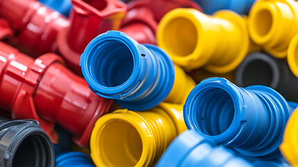 Poster - Polypropylene pipe fittings, upvc and cpvc systems, components related to pipelines, components of plastic plumbing, they are intended to join pipes, idea selling of fittings made of polypropylene
