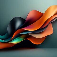 Poster - Captivating holographic foil surface with hypnotic prismatic hues and dynamic iridescent motifs showcasing a lustrous metallic finish and enchanting chromatic interplay