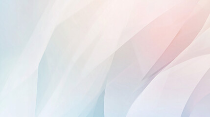 Poster - An abstract background with a soft gradient color transition in light pastel tones, framed with a luxurious, futuristic design.

