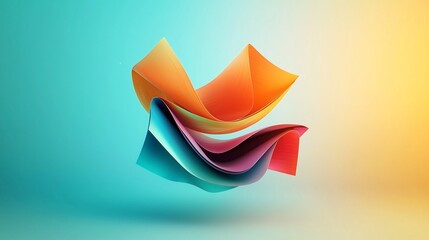 Fototapete - Mesmerizing holographic gradient accentuated by iridescent rainbow foil details