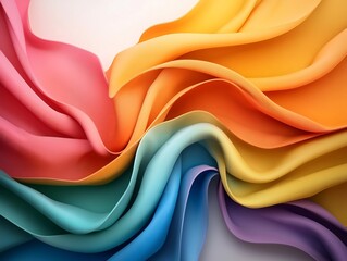 Poster - Holographic rainbow foil iridescent texture abstract with luminous kaleidoscopic energy field flowing rainbow spectrum fractals hypnotic prismatic distortions and surreal refractive light illusions