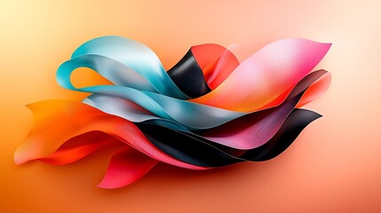 Poster - striking holographic foil background with a mesmerizing iridescent finish shimmering textures lumino