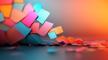 Poster - Striking holographic foil surface with a captivating iridescent appearance metallic sheen reflecting light in mesmerizing patterns dynamic shifting colors and textures