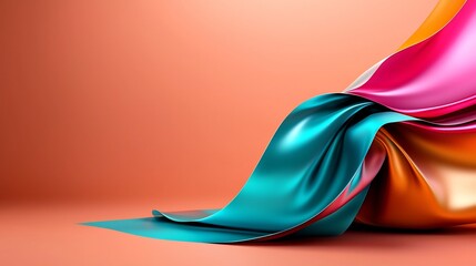 Poster - Striking holographic foil background with mesmerizing color shifting patterns prismatic refractions of light and a hypnotic visual depth