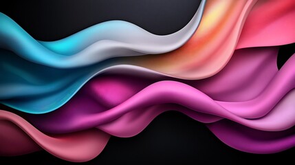 Poster - Captivating iridescent holographic foil background with swirling rainbow hues and mesmerizing shimmering details ethereal and luminescent hypnotic prismatic patterns enchanting and otherworldly