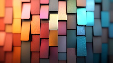 Aufkleber - Mesmerizing holographic foil backdrop with vibrant color shifting patterns shimmering iridescent finish ethereal luminescent glow and hypnotic rainbow reflections