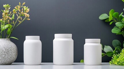 Poster - Minimalistic and Luxurious White Paper Container Designed for Premium Product Showcase Featuring Crisp Edges Subtle Patterns Matte Coating