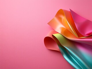 Poster - Captivating holographic foil surface shimmering with mesmerizing iridescent hues metallic textures catching the light in a dynamic and enchanting display of prismatic reflections