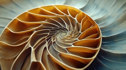 Poster - Spiral Shell: Golden Ratio Geometry in Nature