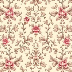 seamless pattern with flowers