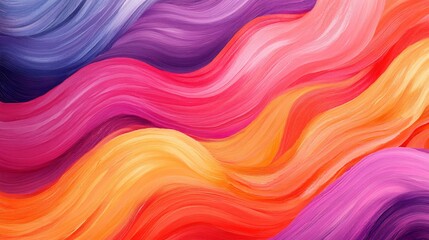 Colorful abstract paint swirls, dynamic waves, vibrant background, design element