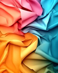 Poster - enchanting holographic foil texture with dazzling rainbow colors and undulating iridescent patterns 