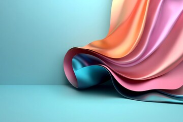 Poster - captivating holographic foil material with mesmerizing iridescent highlights glossy reflective plane