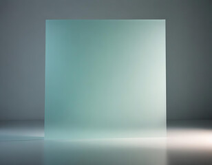 Wall Mural - A translucent frosted glass surface with diffused light.