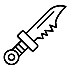 Sticker - Blade and Knife Icon