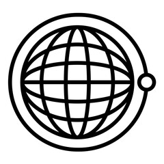 Sticker - Globe Icon