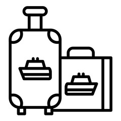 Poster - Cruise Suitcase Icon