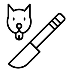 Poster - Pet Surgery Icon