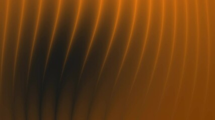 Poster - Dynamic and Vivid Abstract Pattern of Wavy Lines in Warm Orange and Black Shades