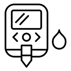 Sticker - Glucometer Icon