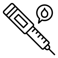 Sticker - Insulin Injection Icon