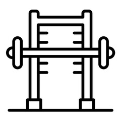 Sticker - Squat Rack Icon