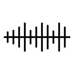 Poster - Audio Waveform Icon