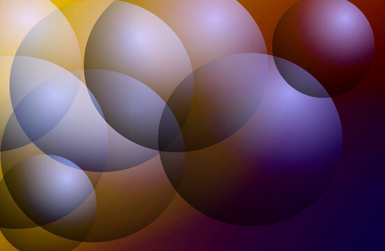 Realistic abstract 3D sphere. Geometric composition memphis, vector design elements, perfect for digital wallpaper or decor, display screens