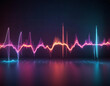© Nornat.art - Waveforms representing digital sound and energy.