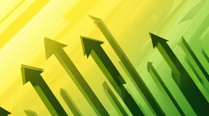 Poster - A gradient background with bold diagonal lines, creating a sense of movement and growth in business.
