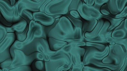 Poster - Abstract Fluid Textures with Turquoise Hues Emphasizing Modern Art and Design Concepts