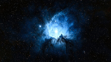 Wall Mural - Cosmic Nebula: A Celestial Tapestry of Stars and Stardust