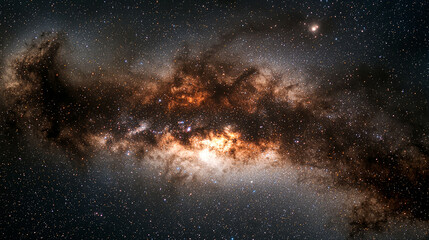 Wall Mural - Cosmic Wonders: A breathtaking view of the Milky Way galaxy, showcasing its celestial beauty and intricate details.
