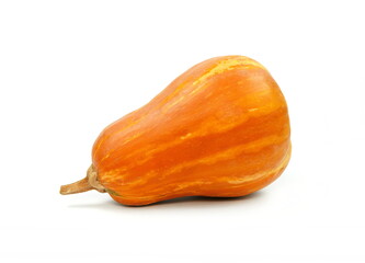 Wall Mural - butternut pumpkin isolated on a white background.