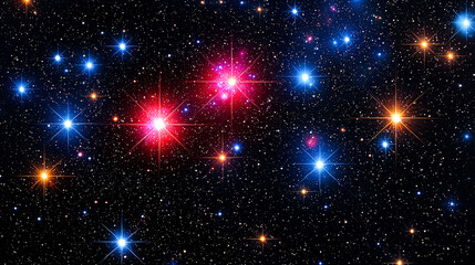 Wall Mural - Cosmic Wonders: A Celestial Tapestry of Stars and Galaxies