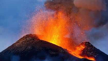 Wall Mural - Erupting Volcano