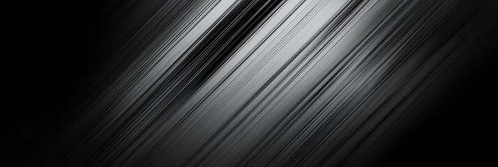 Poster - A Stunning Display of Abstract Lines and Textures in a Monochromatic Black and White Format, Perfect for Modern Art and Design Projects