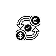 Poster - Money Exchange line icon. Universal creative premium symbol. Vector sign icon logo template. Vector illustration