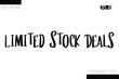 © Pleasant Mode - Sale Typography Text Script Lettering Design Limited Stock Deals