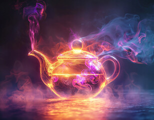 Sticker - Glowing Teapot