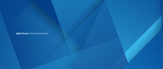 Poster - Modern blue abstract background. With straight lines pattern. Web banner, wallpaper, banner, brochure. Geometric shape background.	