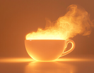 Sticker - Glowing Hot Drink