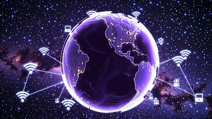 Poster - Exploring global connectivity through technology and data networks in modern society