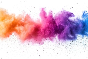 Poster - Abstract Colorful Powder Explosion