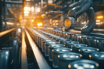 Poster - Automated Can Production Line: Industrial Robotics in Action