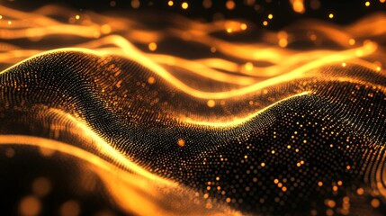 Abstract vector background with flowing parts