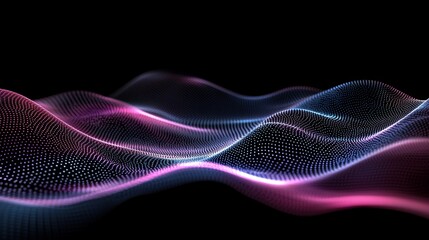 Abstract vector background with flowing parts
